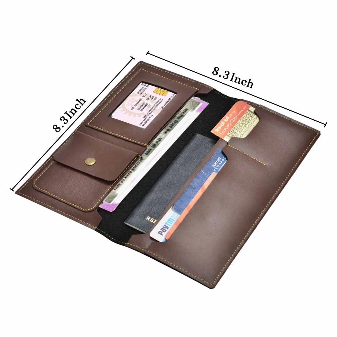 Customized Passport Case Leather Travel Organizer for Men - Add Name - Image 5