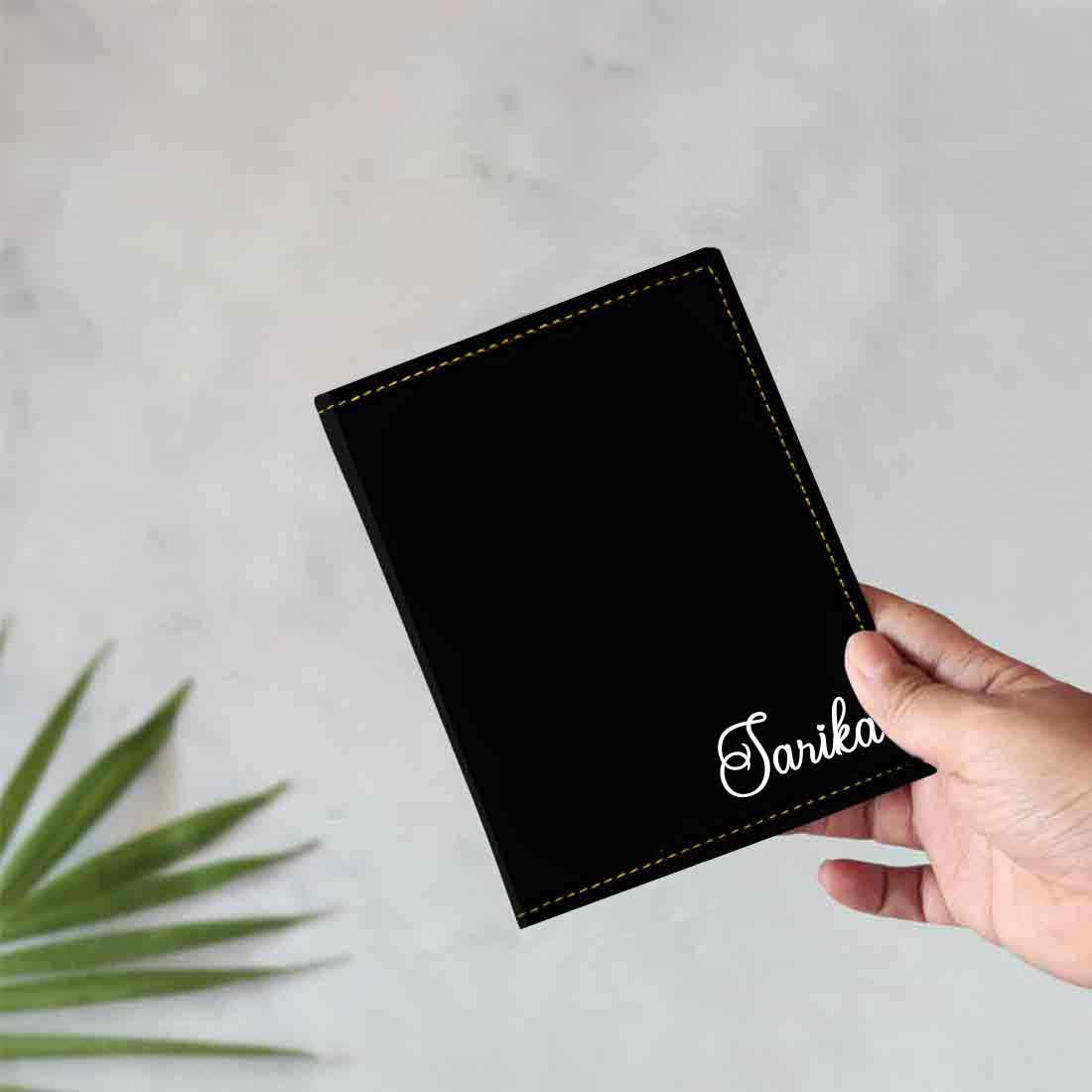 Personalized Passport Holder with Name PU Leather Passport Cover and Luggage Tag Set - ADD NAME - Image 11