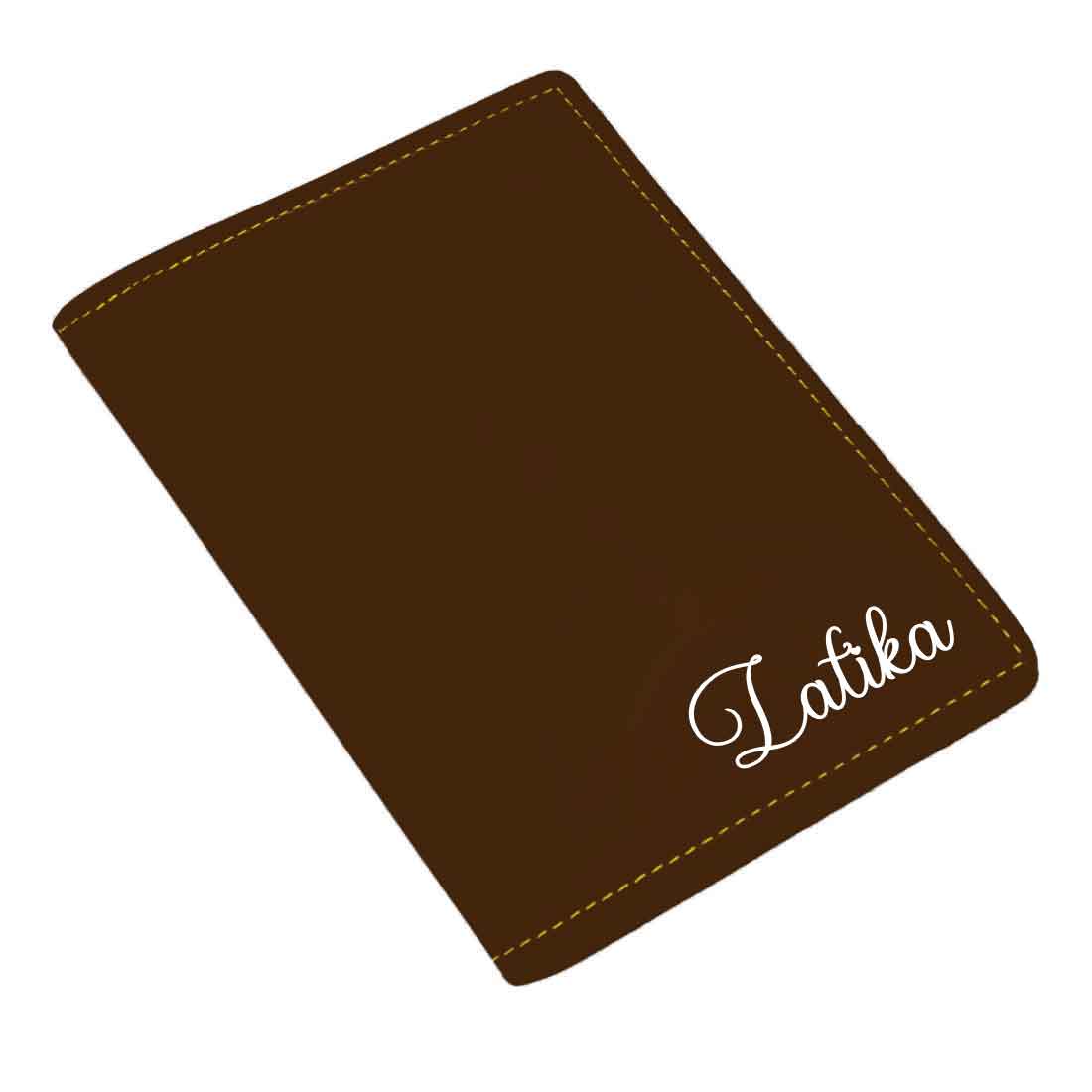 Personalized Passport Holder with Name PU Leather Passport Cover and Luggage Tag Set - ADD NAME - Image 19