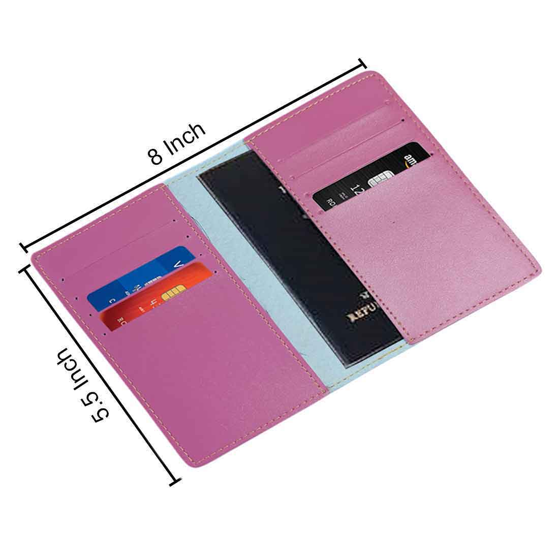 Personalized Passport Holder with Name PU Leather Passport Cover and Luggage Tag Set - ADD NAME - Image 29