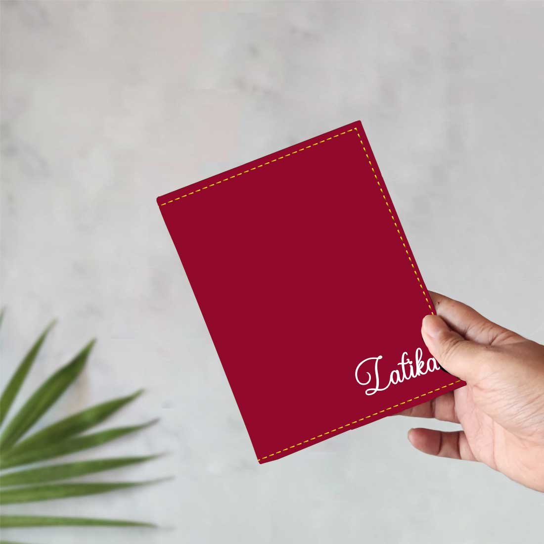 Personalized Passport Holder with Name PU Leather Passport Cover and Luggage Tag Set - ADD NAME - Image 5