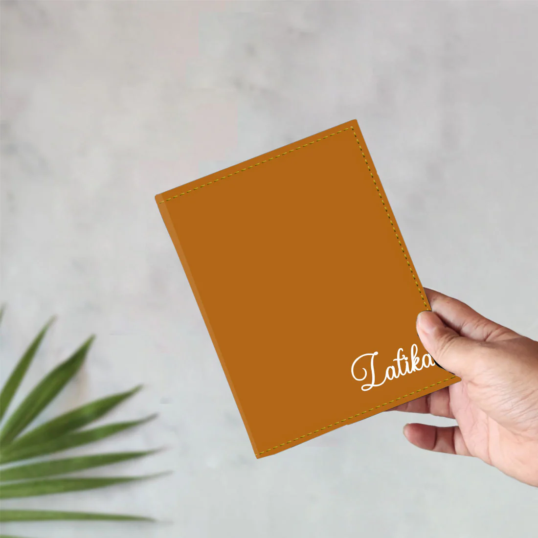 Personalized Passport Holder with Name PU Leather Passport Cover and Luggage Tag Set - ADD NAME - Image 6