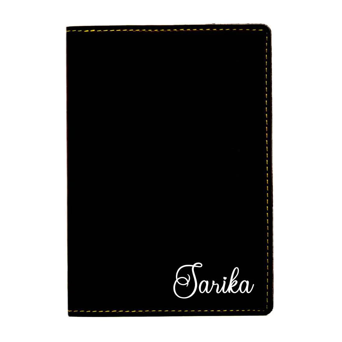 Personalized Passport Holder with Name PU Leather Passport Cover and Luggage Tag Set - ADD NAME - Image 7