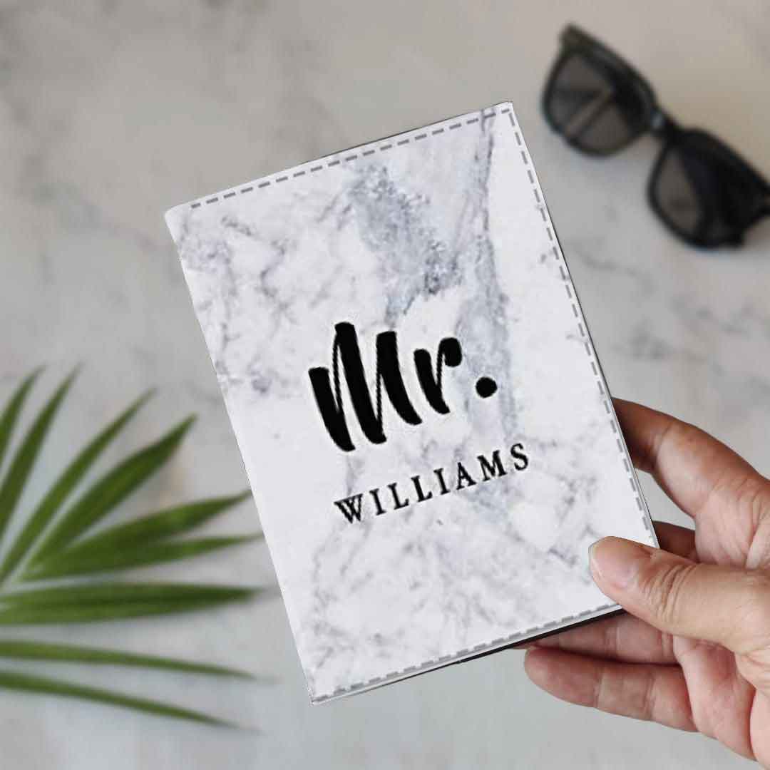 Personalized Passport Holder Luggage Tag for Couple- Mr Mrs Passport Holder and Baggage Tags Gift Set - Image 10