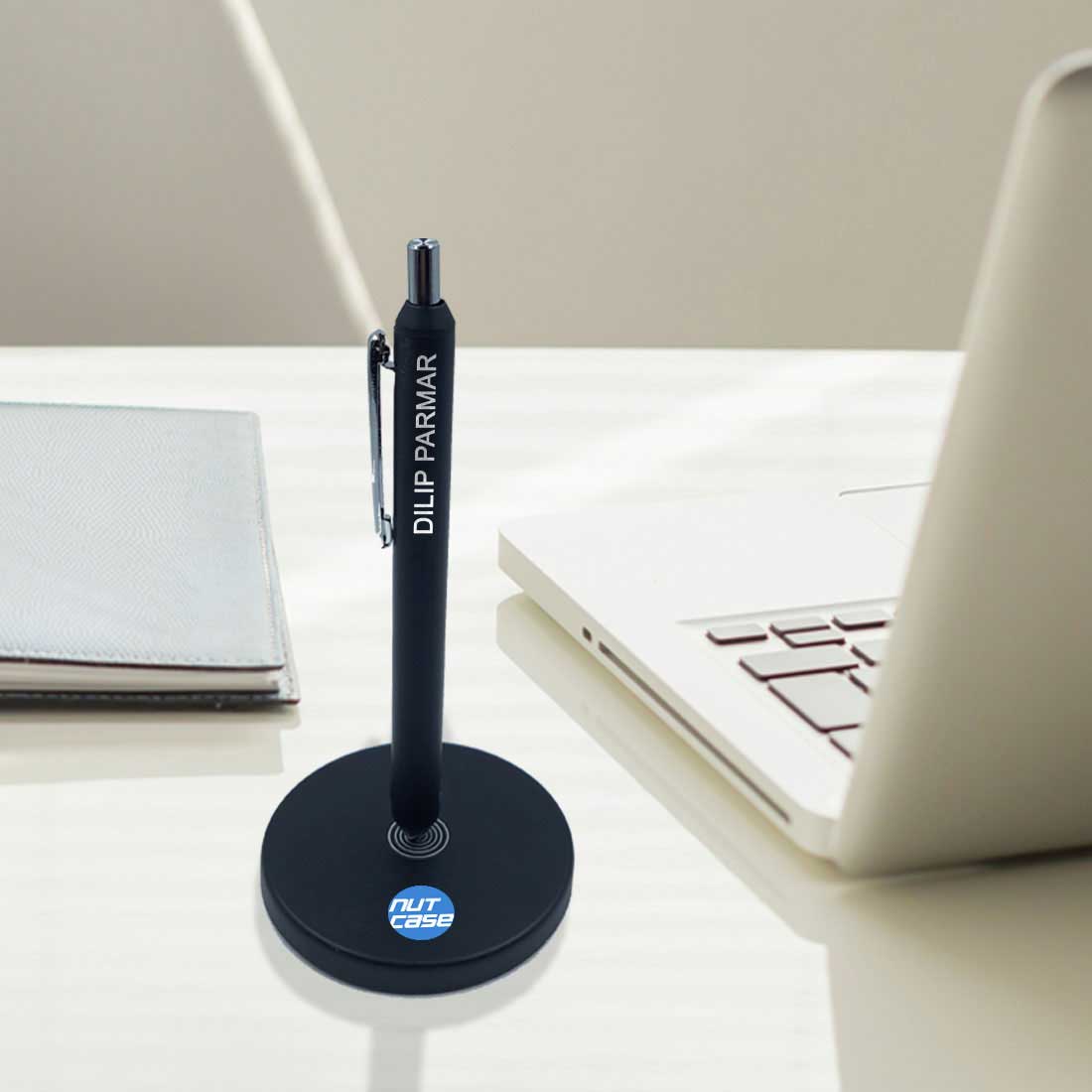 Magentic Levitation Pen with Logo - Add Color logo of the Company on Pen Stand - Image 4