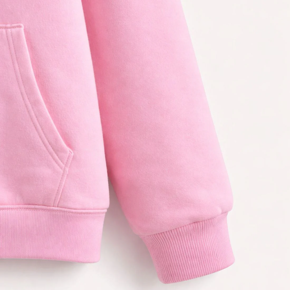Personalized Pink Color Hoodie for Girls – Classic Sweatshirt for Everyday Wear - Image 5