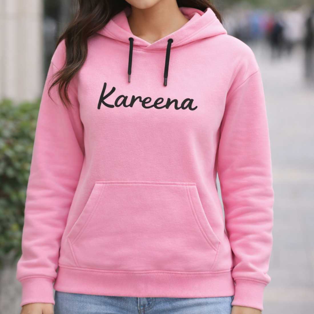 Personalized Pink Hoodie for Women-Printed Hoodies Gift for Girl - Image 5