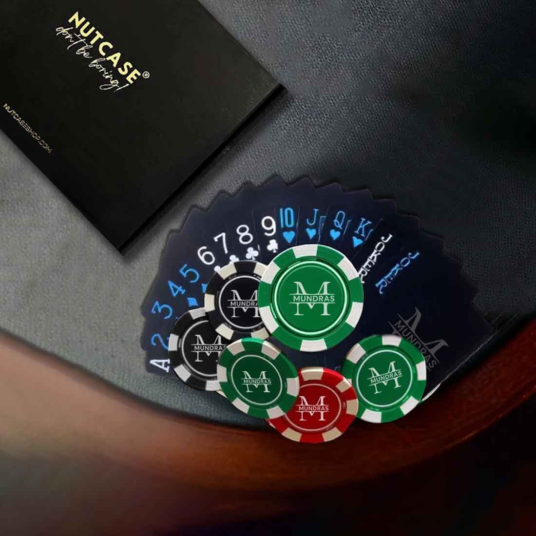 Personalized Playing Cards and Poker Playing 2 Unit Deck of Non-Tearable Playing Cards and 100/200/300 Chips in 5 Color - Image 10
