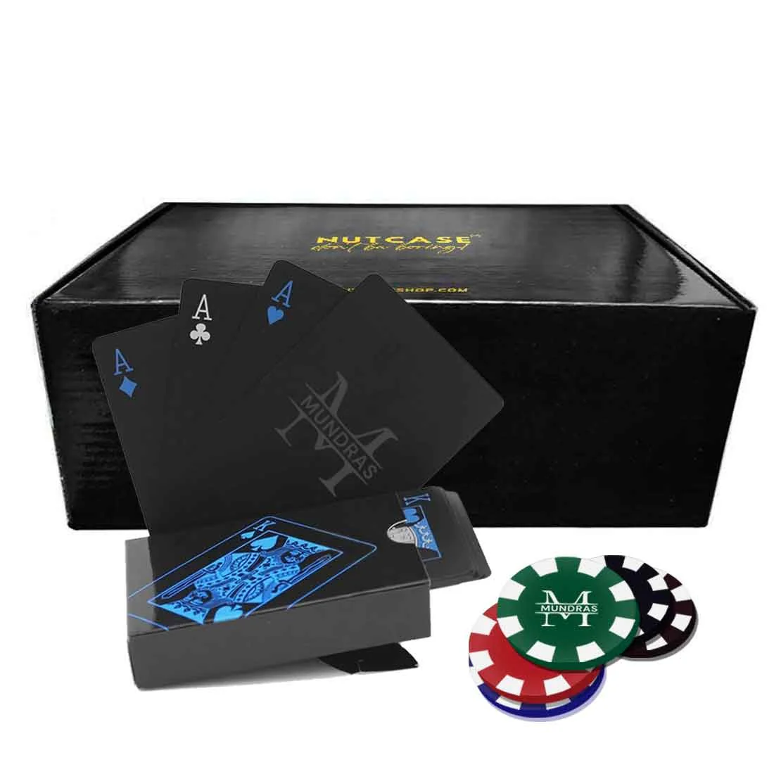 Personalized Playing Cards and Poker Playing 2 Unit Deck of Non-Tearable Playing Cards and 100/200/300 Chips in 5 Color - Image 8