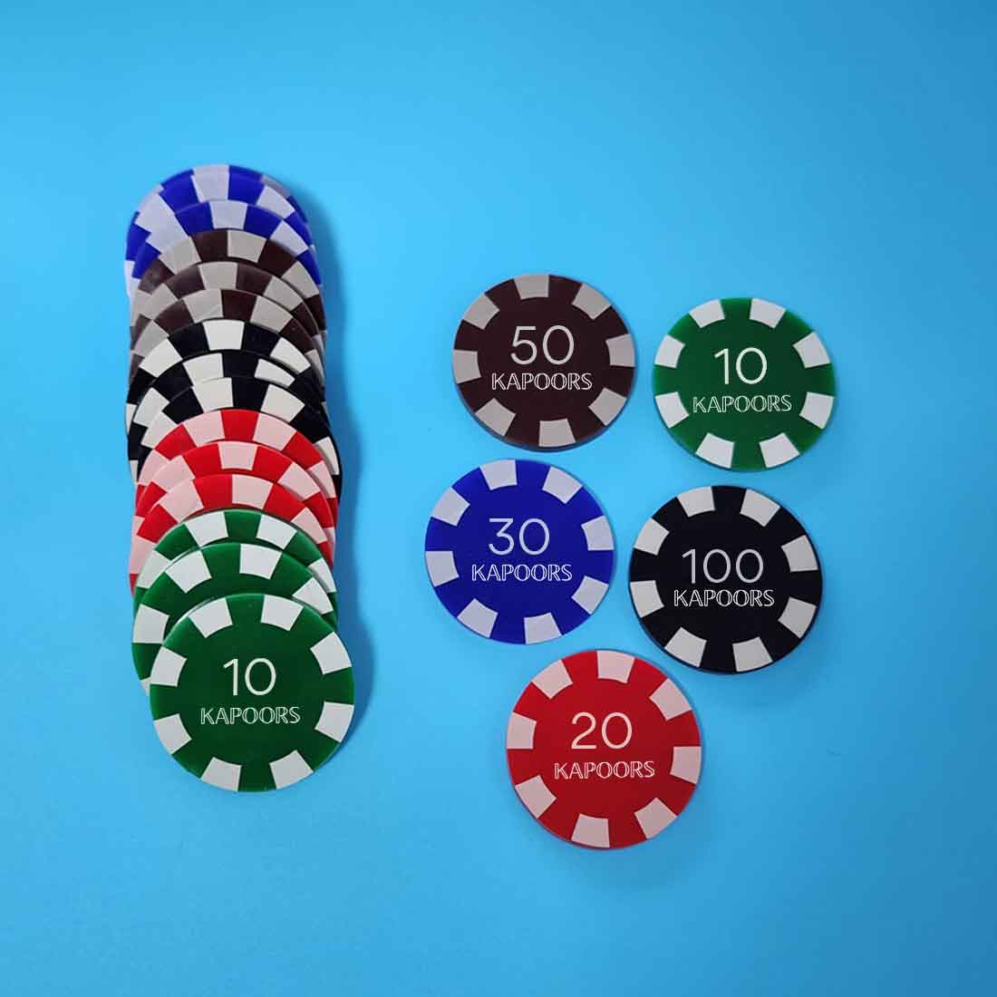 Personalized Poker Coin with Name and Value - Casino Chips - Image 3