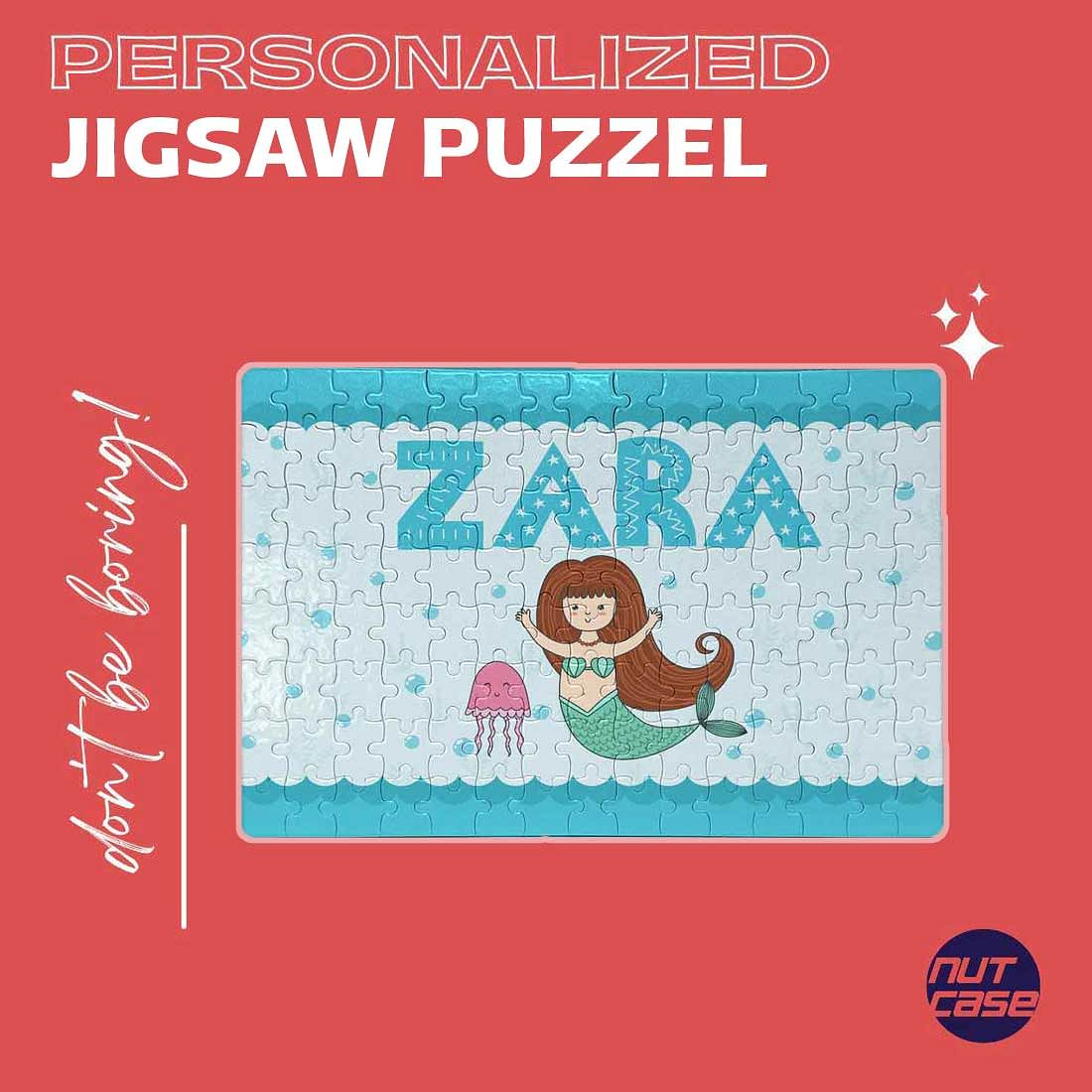 Personalized Name Puzzle - Cute Mermaid - Image 4