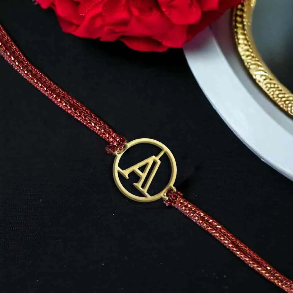 Personalized Rakhi for Brothers Monogram Rakhis for Raksha Bandhan - Image 3