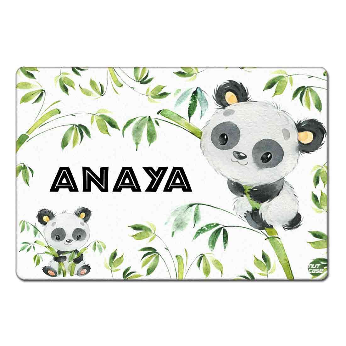 Personalized Tablemat Return Gifts for First Birthday Party - Cute Panda - Image 2