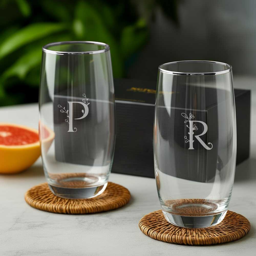 Personalized Tall Glasses for Cocktails – Engraved Premium Drinkware - Image 5