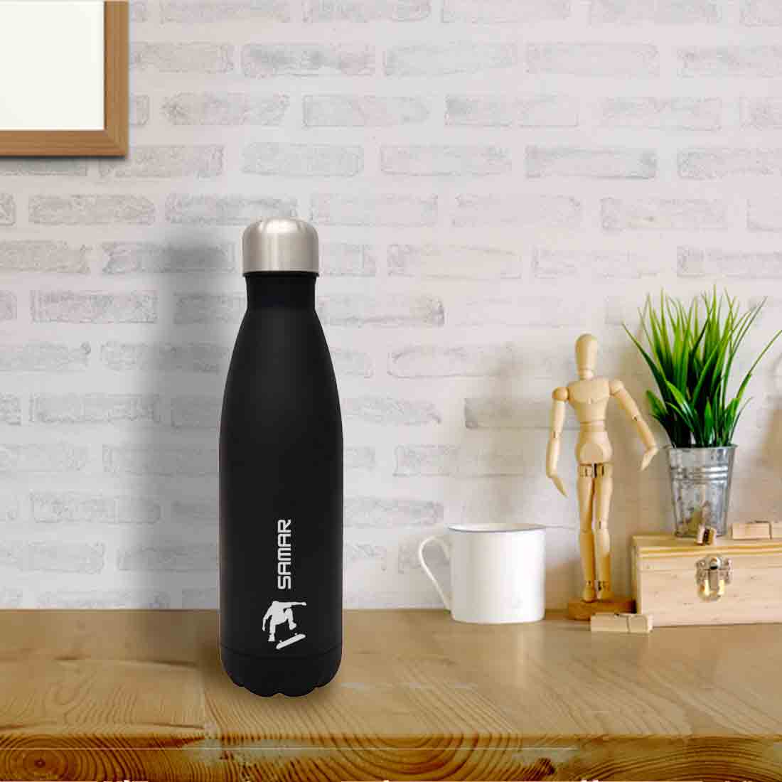 Personalized Thermal Water Bottle Insulated Stainless Steel Hot & Cold Cola Thermos 500 ml - Image 6