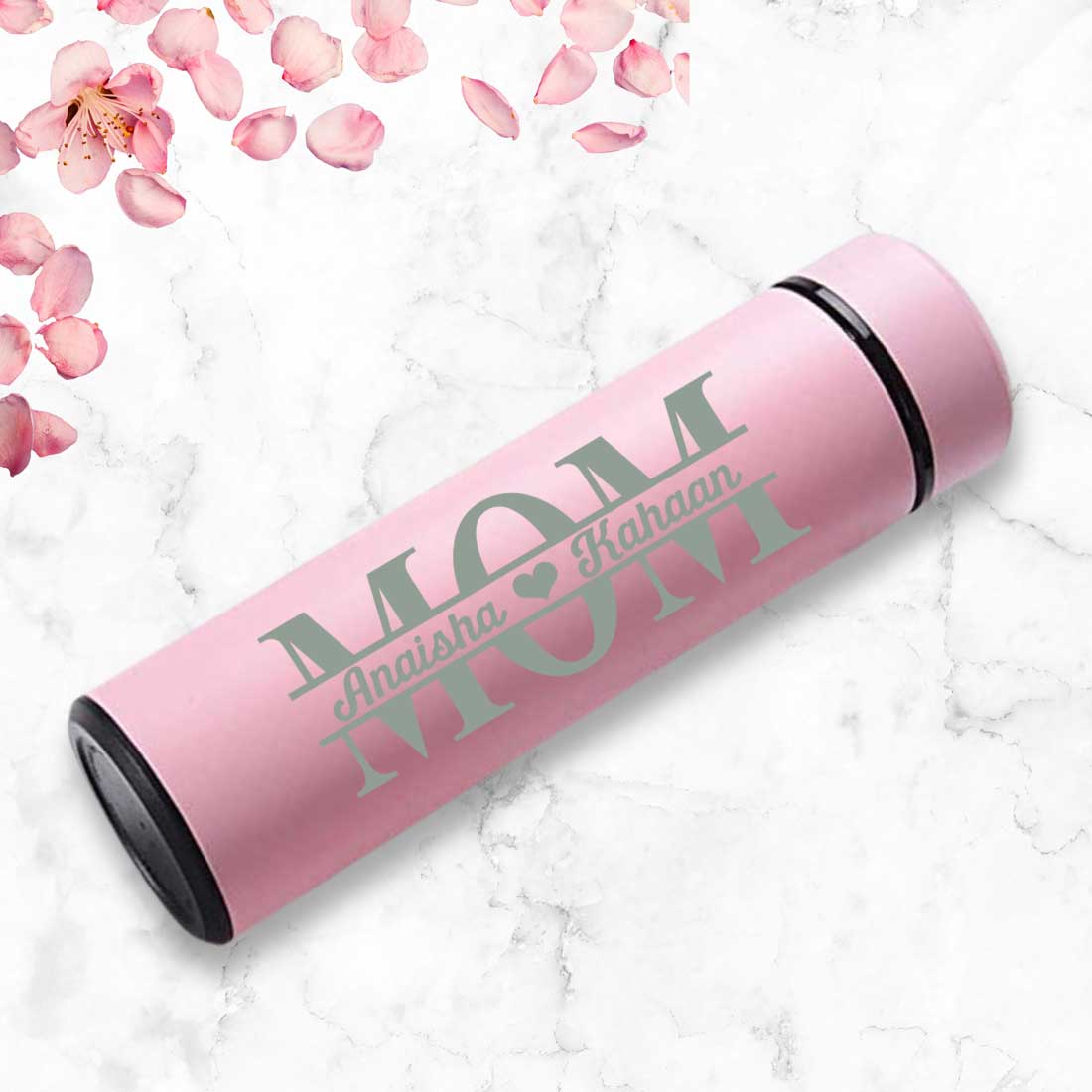 Personalized Thermos Bottle for Tea Flask with LED Display 500ml - Mother Day Gift - Image 13