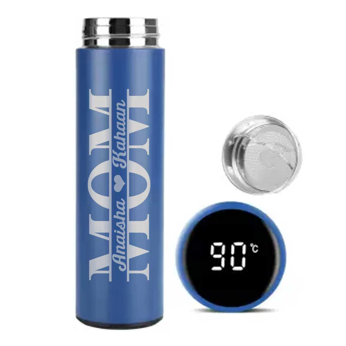 Personalized Thermos Bottle for Tea Flask with LED Display 500ml - Mother Day Gift - Image 7