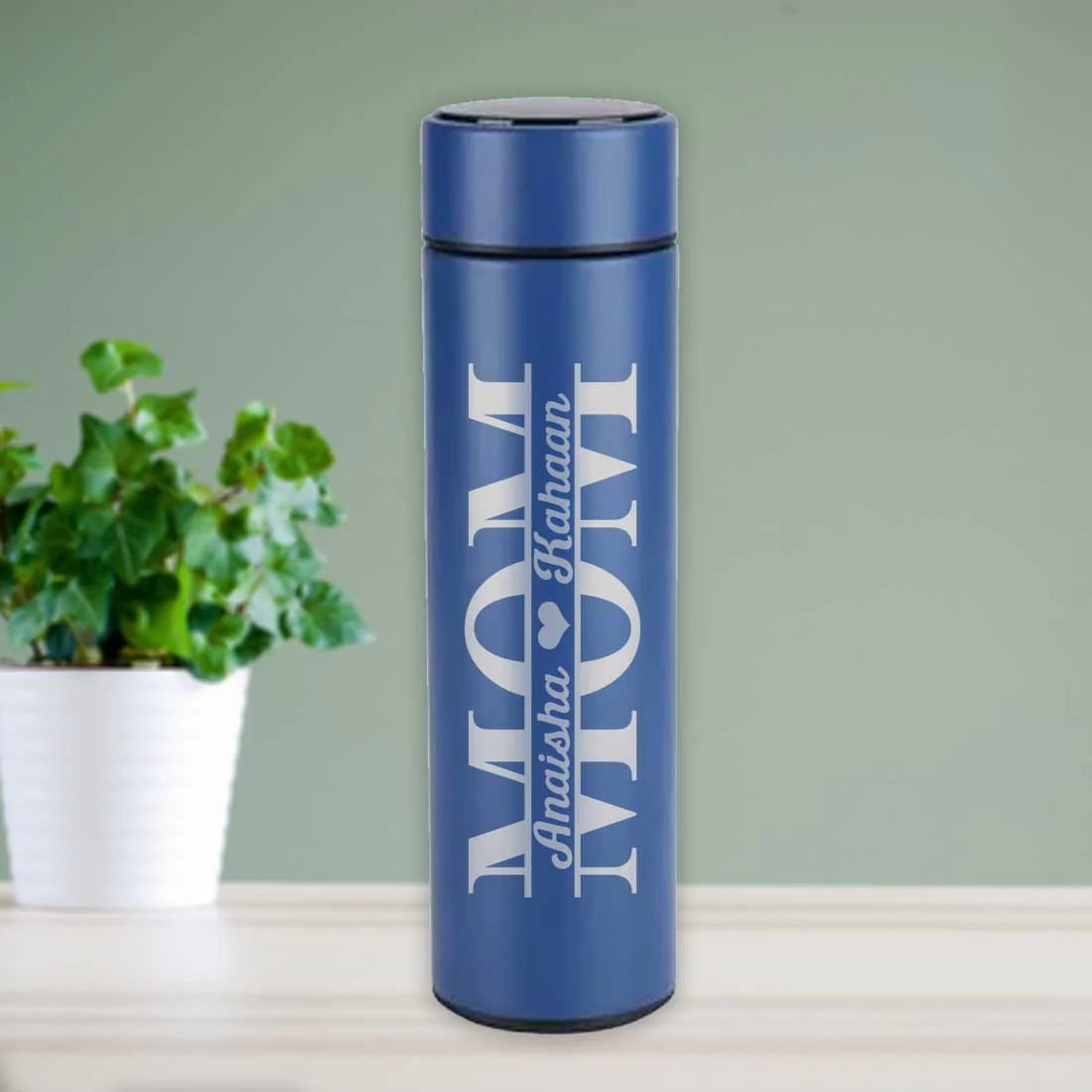 Personalized Thermos Bottle for Tea Flask with LED Display 500ml - Mother Day Gift - Image 8