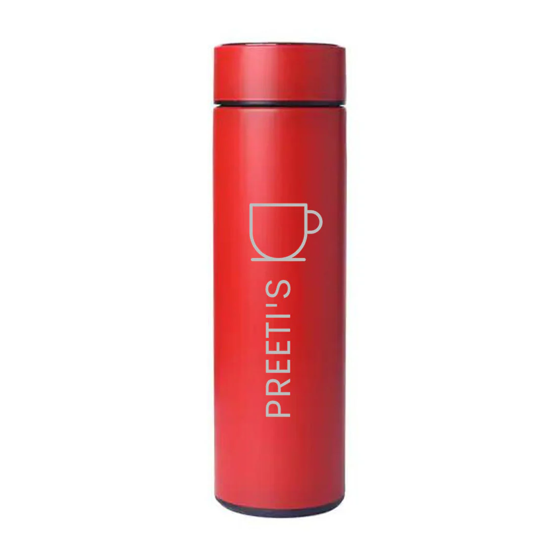 Personalized Thermos Bottle for Coffee With Temperature Display Engraved Name -Tea Cup - Image 3