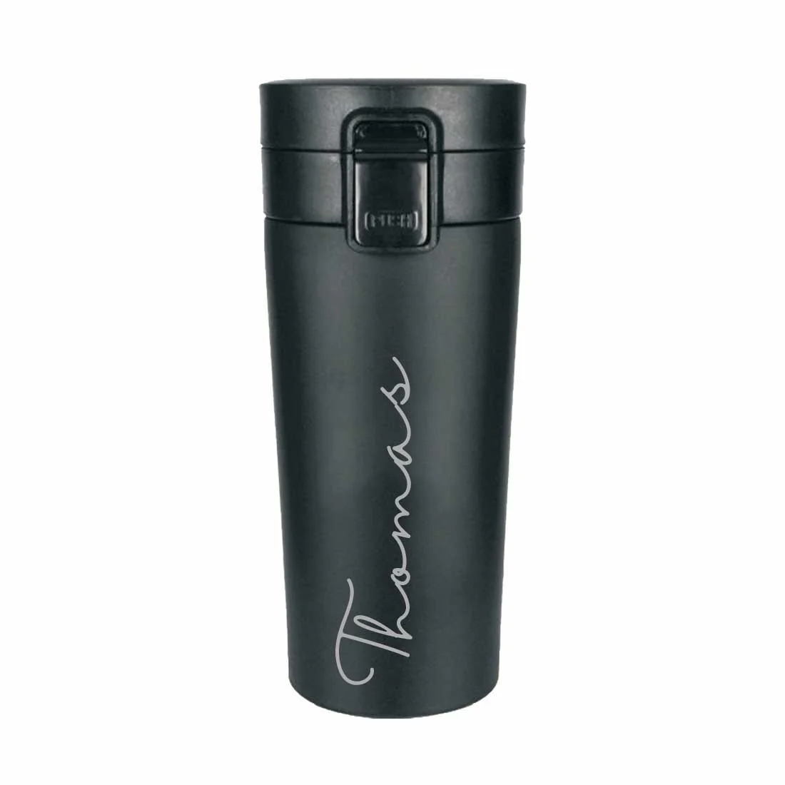 Personalized Travel Coffee Flask Sipper With Name Engraved  - Calligraphy 380ML - Image 16