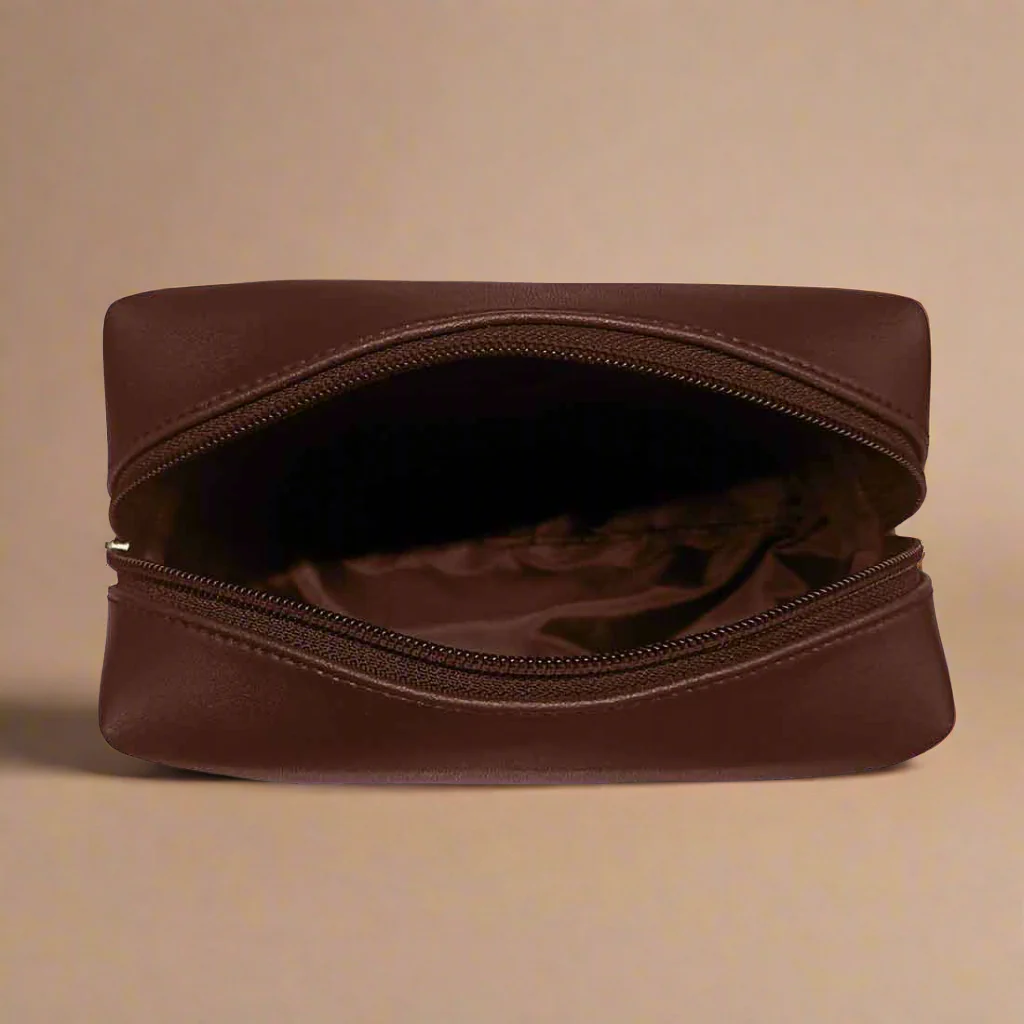 Personalized Travel Pouch Organizer with Name - Premium Leather Travel Pouch - Image 11