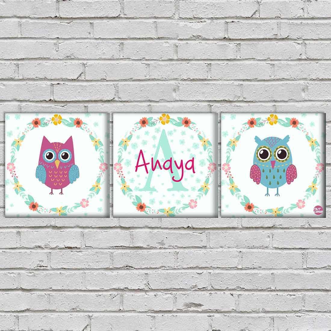 Custom Nursery Wall Art - Owl - Image 3