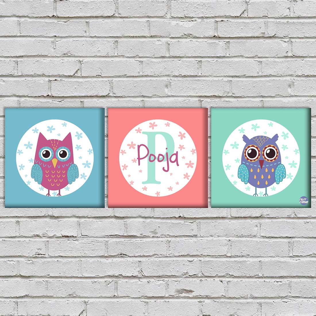 Custom Nursery Wall Art - Cute Owl - Image 2