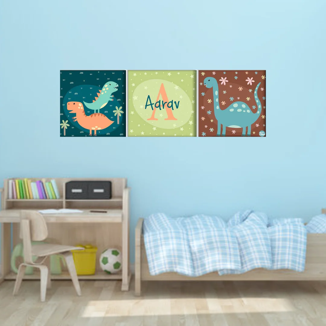 Customized Kids Room Wall Decor - Dinosaur