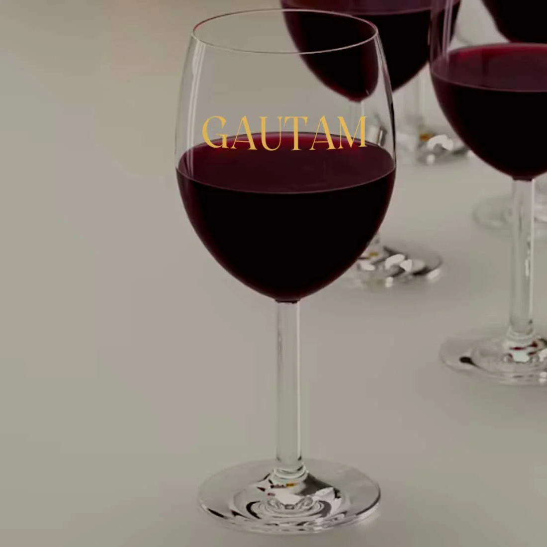 Personalized Wine Glass for Him Anniversary Gift Custom Barware - Add Name - Image 3