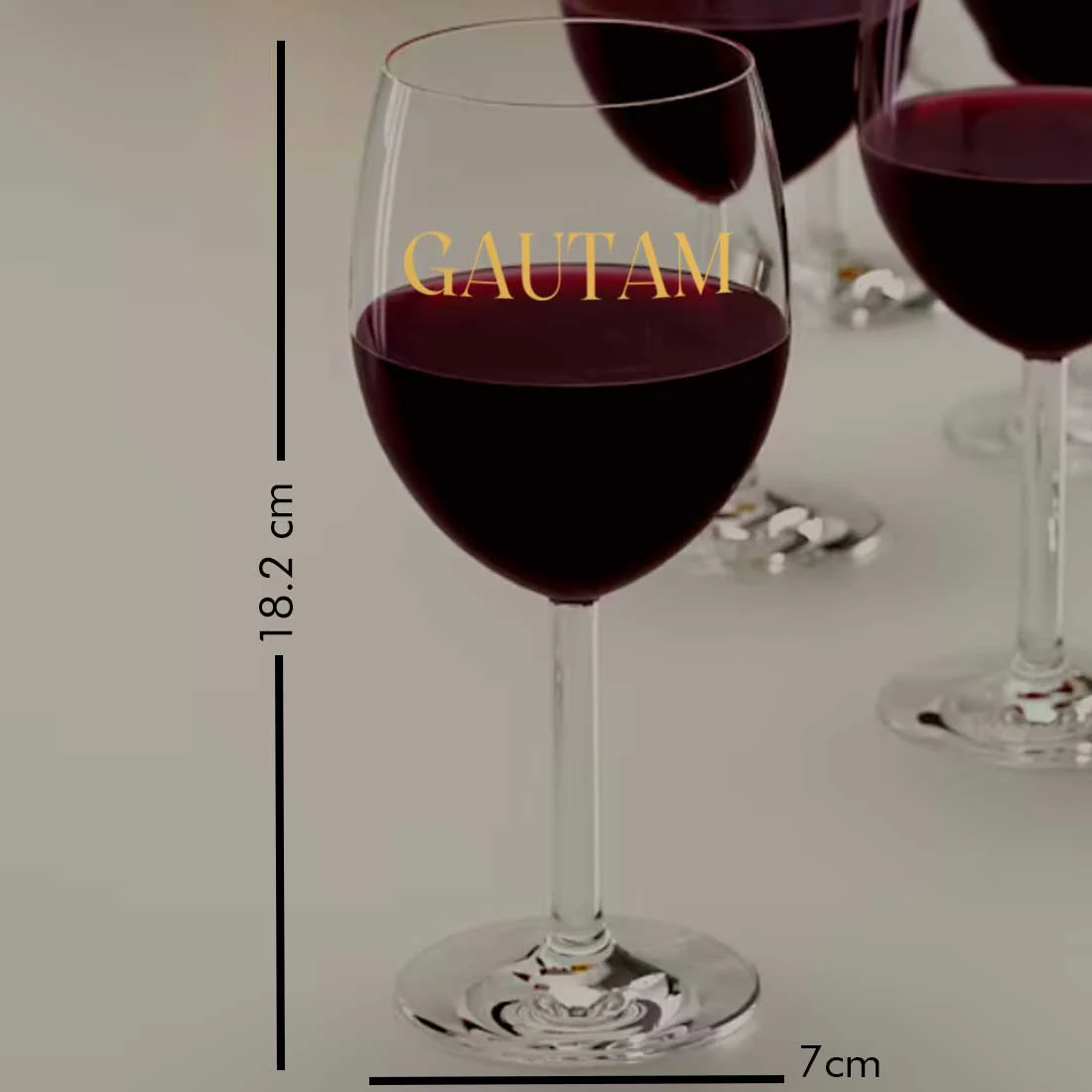 Personalized Wine Glass for Him Anniversary Gift Custom Barware - Add Name - Image 4
