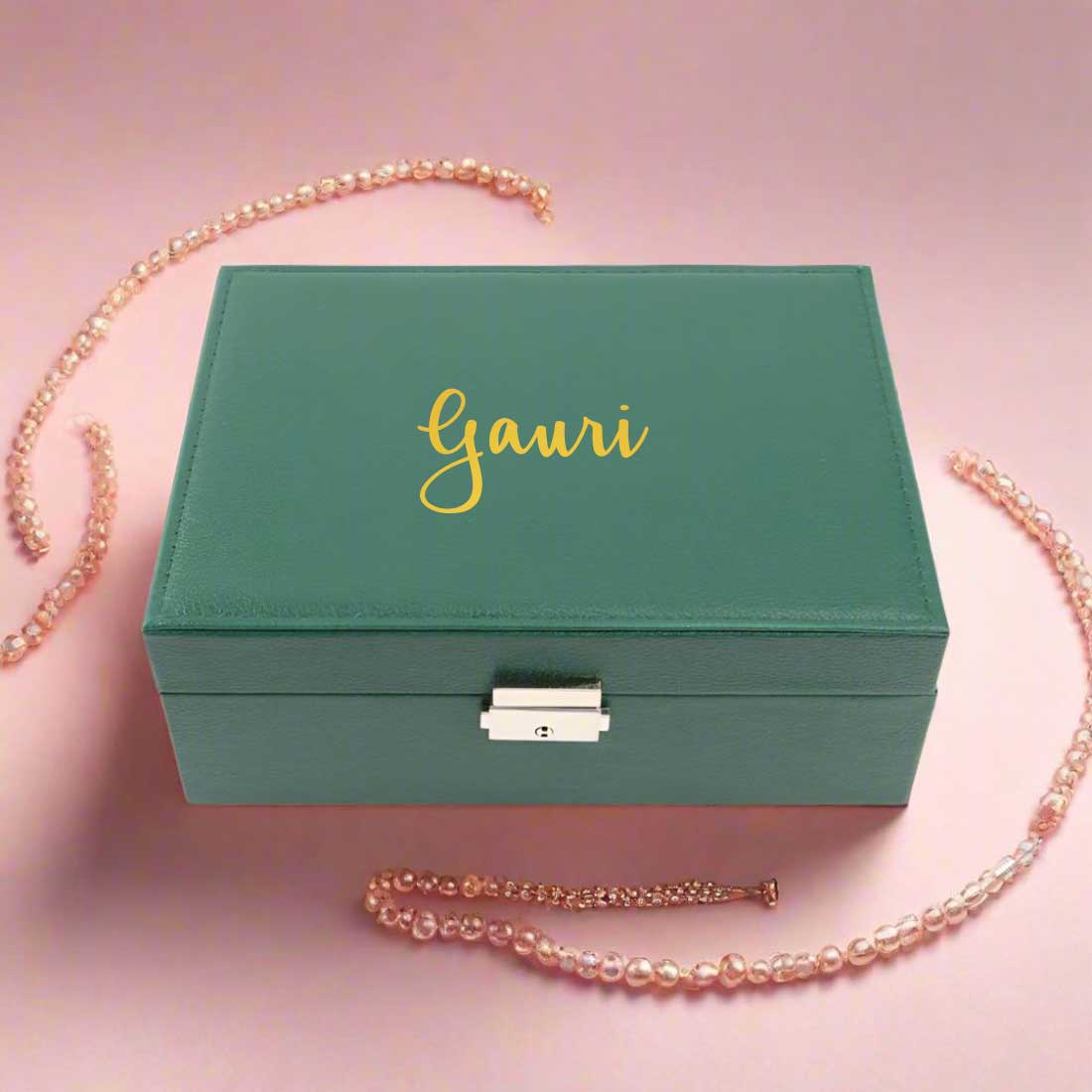 Premium Jewelry Storage Box – Spacious 2-Tier Organizer for Everyday Elegance - Image 2