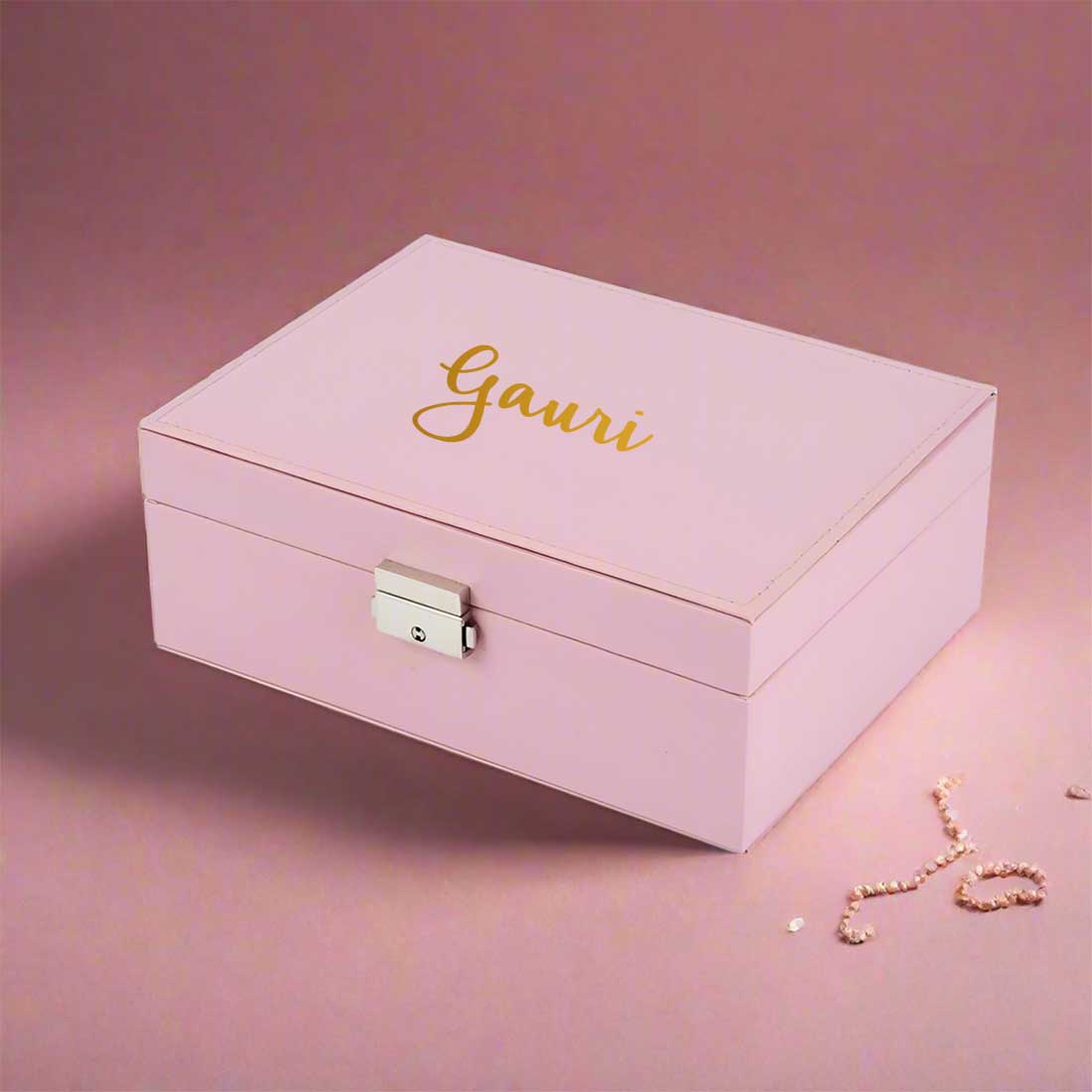 Premium Jewelry Storage Box – Spacious 2-Tier Organizer for Everyday Elegance - Image 5