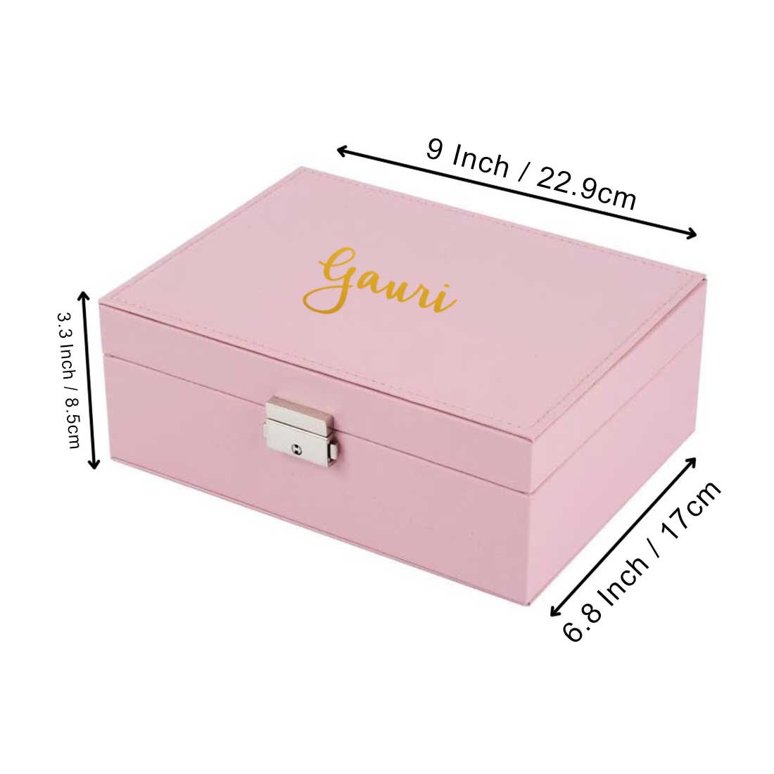Premium Jewelry Storage Box – Spacious 2-Tier Organizer for Everyday Elegance - Image 6