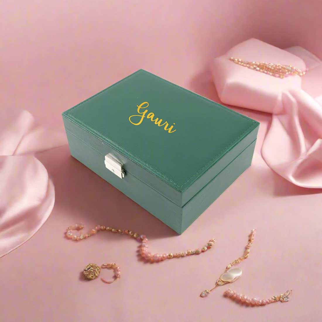 Premium Jewelry Storage Box – Spacious 2-Tier Organizer for Everyday Elegance - Image 8