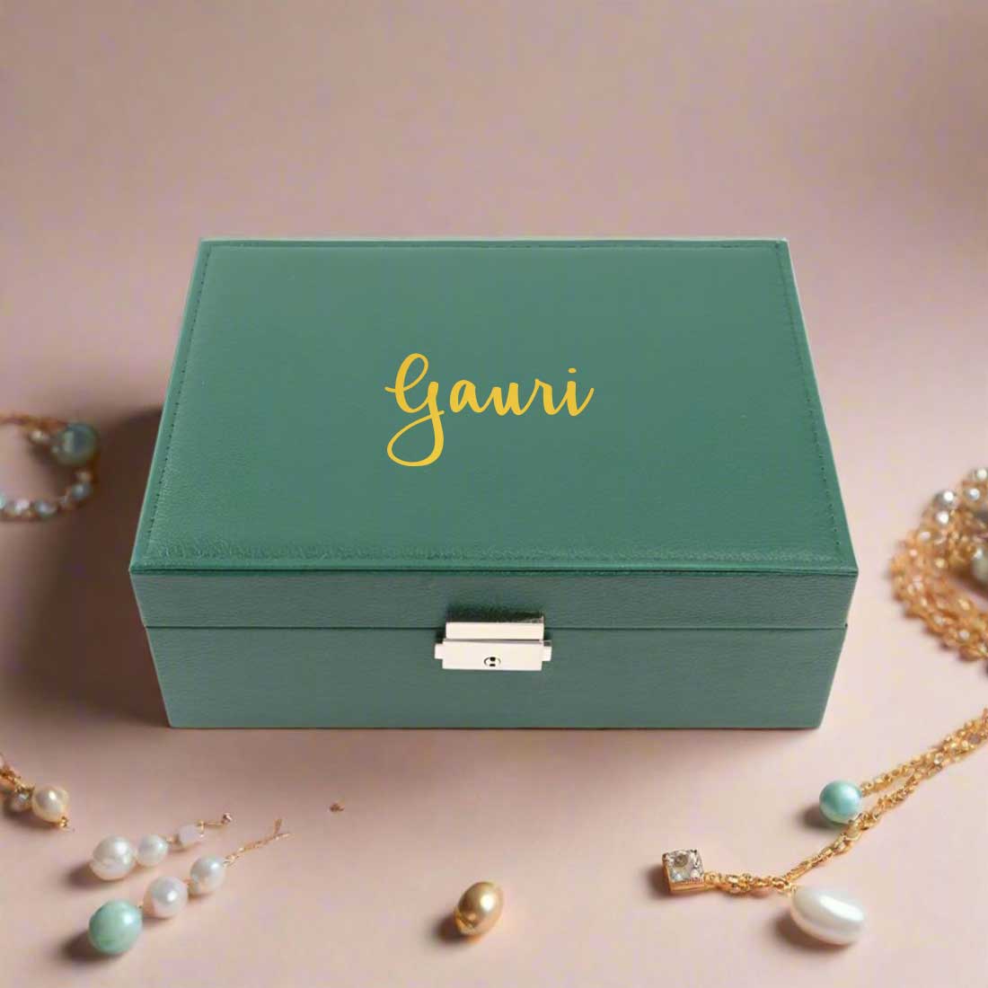 Premium Jewelry Storage Box – Spacious 2-Tier Organizer for Everyday Elegance - Image 9