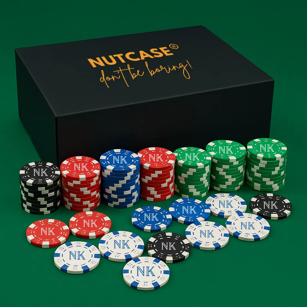 Premium Poker Chips- Personalized Clay Poker Coin with Playing Cards Non-Tearable & Waterproof (100/200/300 in 5 Colors-Colors May Vary) - Image 14