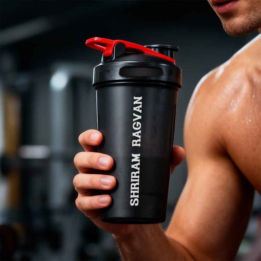 Customized Protein Shaker Bottle for Workouts Custom Gym Sipper with Whisk Ball - Image 6