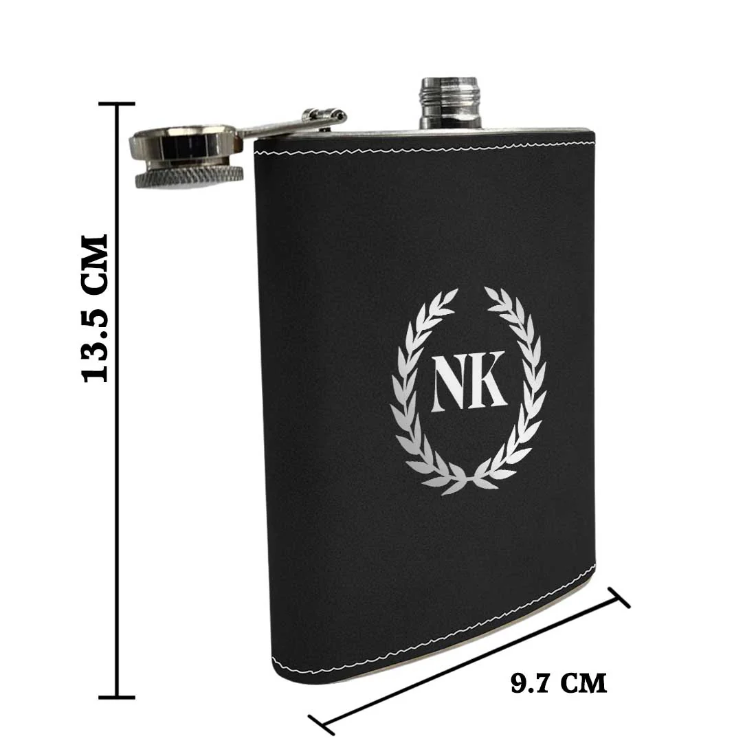 PU Leather Hip Flask With Name 8OZ Personalized Stylish Gifts For Men - Image 20