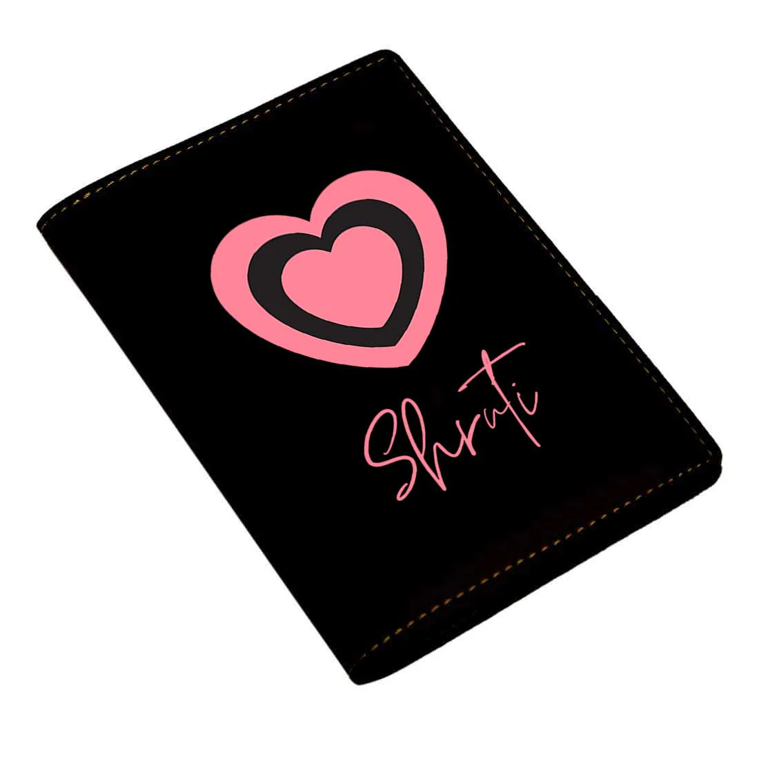Pu Leather Personalized Passport Cover and Luggage Tag - Heart - Image 25