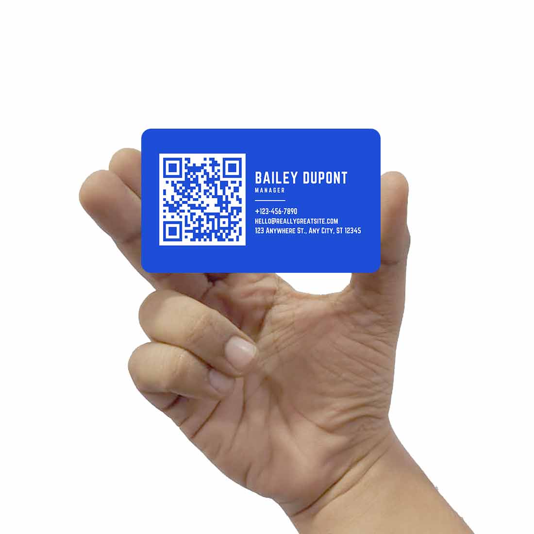 QR Code Business Card with NFC - Simply Scan or Tap the Card & Share Your Contact - Image 2
