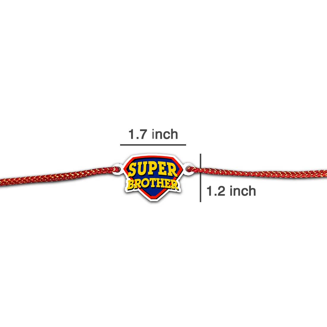 Raksha Bandhan Rakhi for Brother Designer Kids Rakhi - Super Brother - Image 4