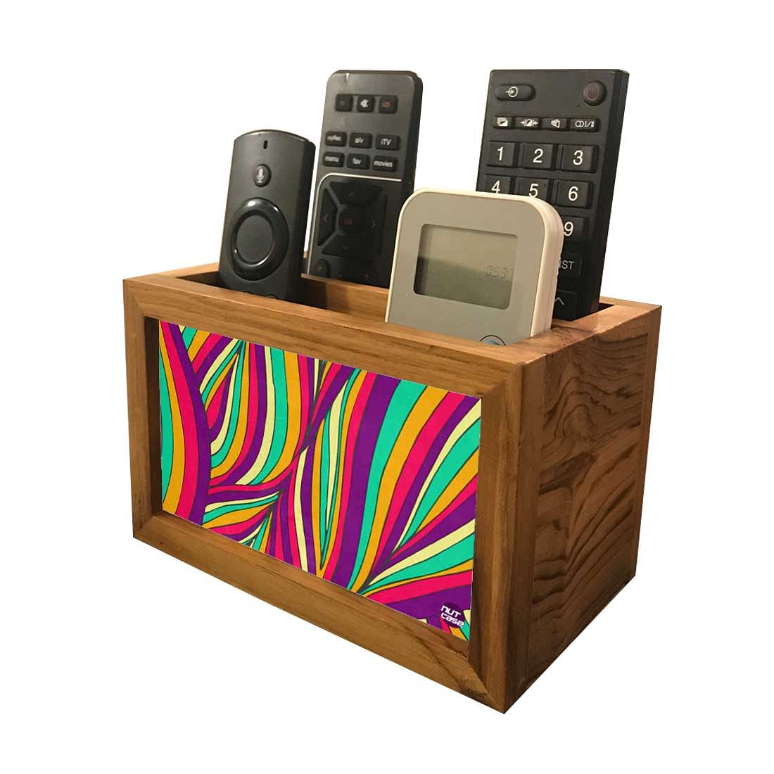 Remote Control Stand Holder Organizer For TV / AC Remotes -  Wave Lines - Image 4