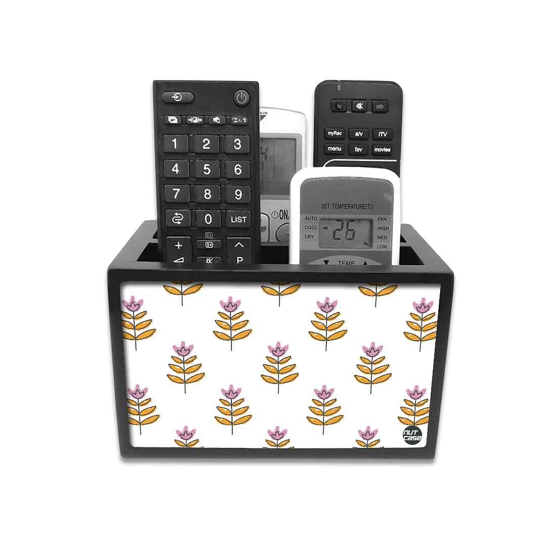 Tv Remote Control Organizer - Ethnic Leaf - Image 2