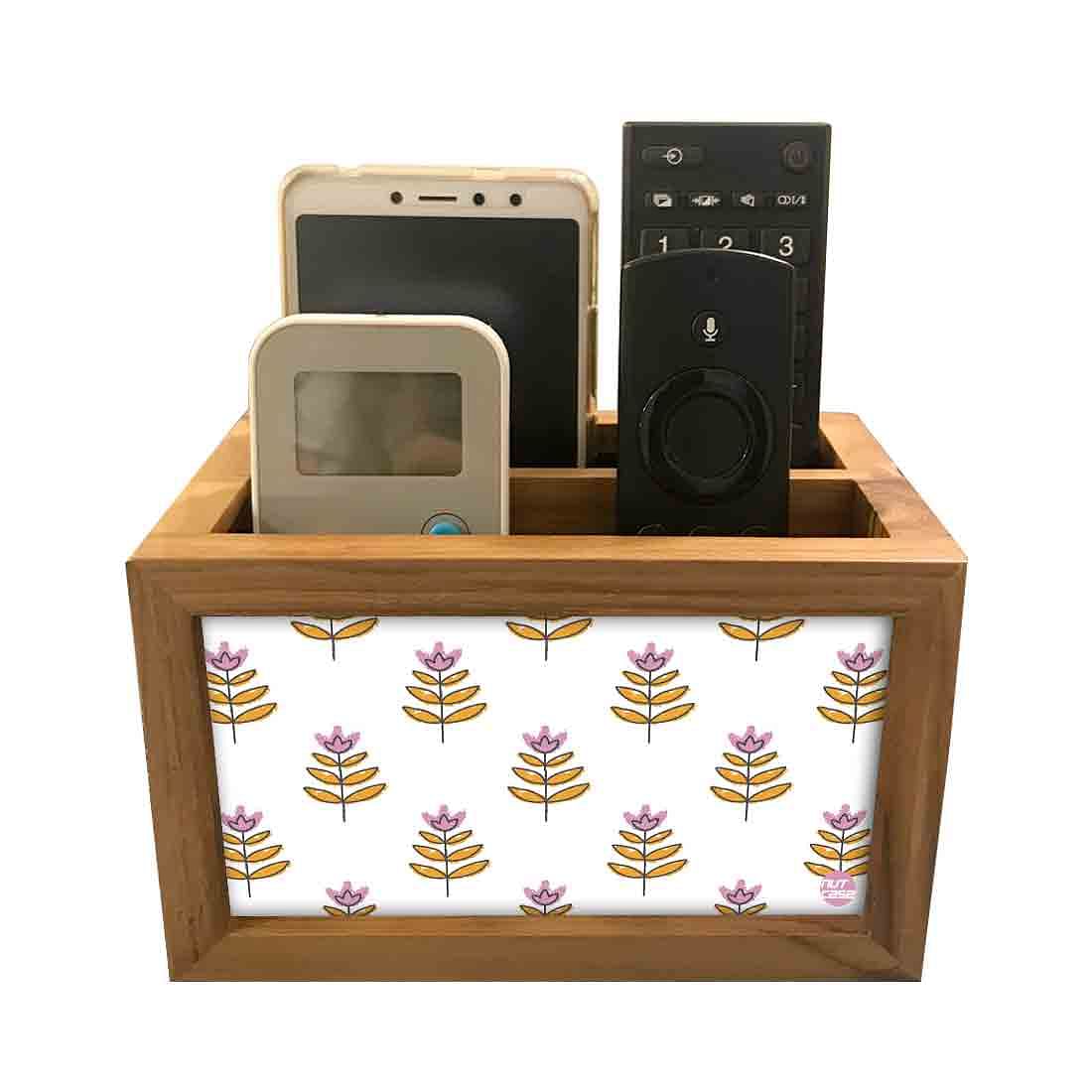 Tv Remote Control Organizer - Ethnic Leaf - Image 3
