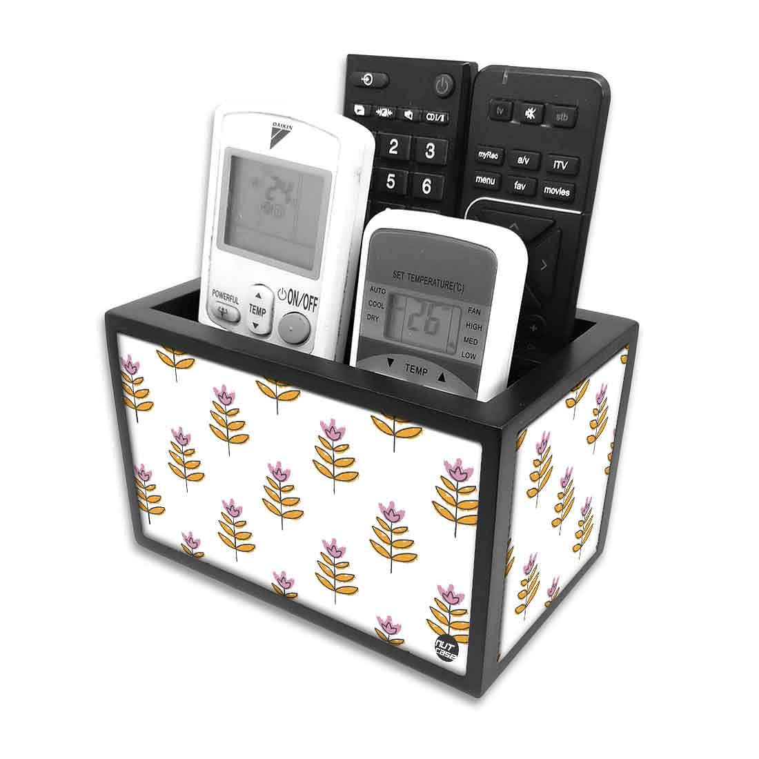 Tv Remote Control Organizer - Ethnic Leaf - Image 4