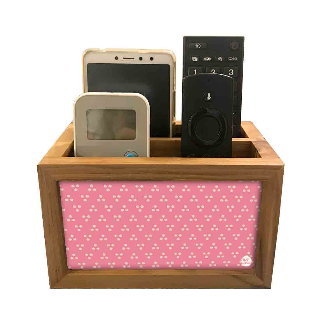 Classy Remote Control Stand - 4 Dots - Pink - Image 2