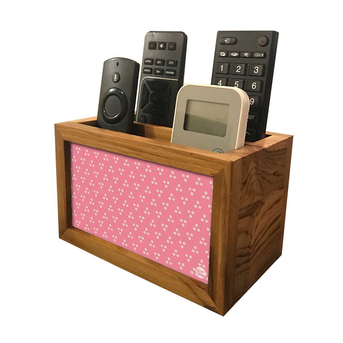 Classy Remote Control Stand - 4 Dots - Pink - Image 4