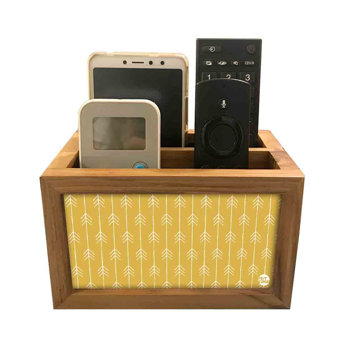 Classy Remote Control Holder - Arrow Ends - Yellow - Image 3
