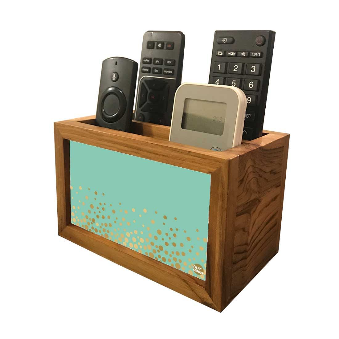 Designer Tv Remote Control Stand For TV / AC Remotes - Polka Dots - Image 4
