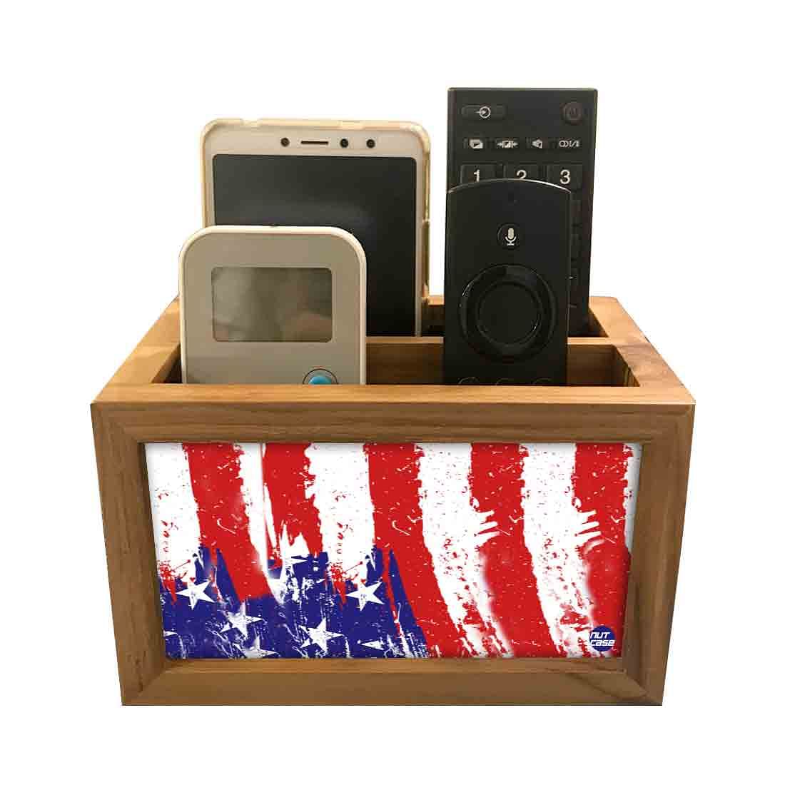Designer Modern Remote Control stand For TV / AC Remotes - US Flag - Image 2